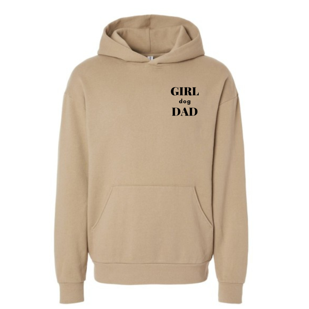 Girl Dog Dad Hoodie - Embroidered