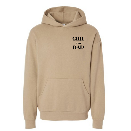 Girl Dog Dad Hoodie - Embroidered
