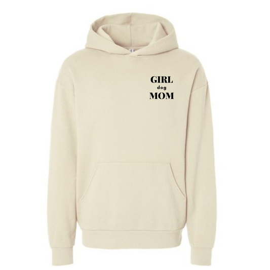 Girl Dog Mom Hoodie - Embroidered